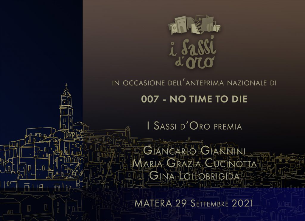 “I Sassi d’oro 2021”: premi a Giancarlo Giannini, Maria Grazia Cucinotta e Gina Lollobrigida