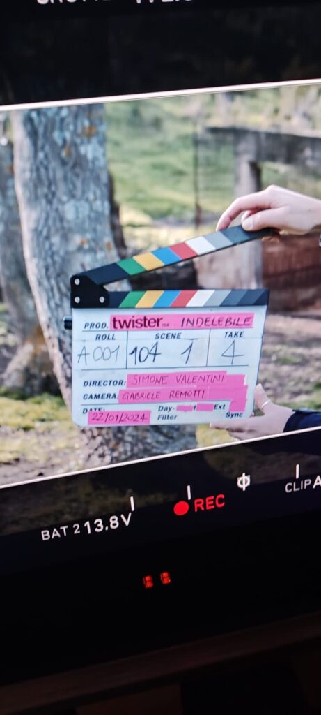Primo ciak per “Indelebile”, il nuovo film diretto da Simone Valentini, prodotto da Giovanni Amico e Twister Film